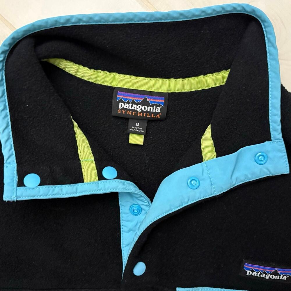 Patagonia Synchilla Snap-T Fleece Pullover Black Polartec
Women’s Size L - Picture 5 of 7